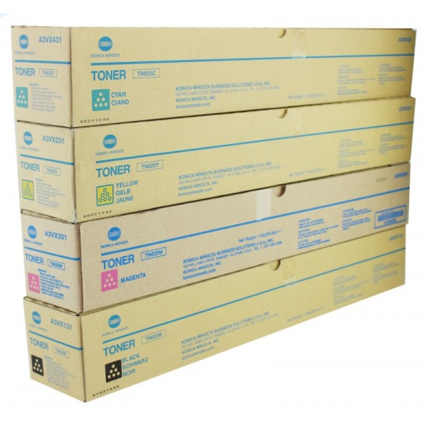 Тонер TN620 CMYK оригинален -Bizhub C1060L/C1070L/C2060L/C3070L
